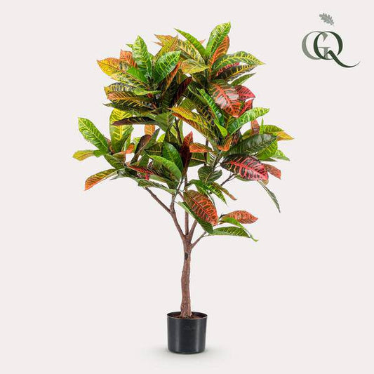 Kunstpflanze - Croton codiaeum - Wunderstrauch - 120 cm