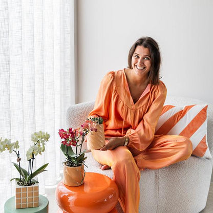 Mosa Ziertopf - Orange - Ø9cm 