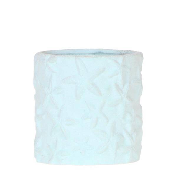 SternFisch Topf Dekotopf - Blau - Ø9cm 