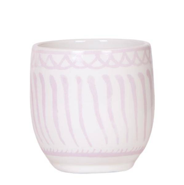 Topf Granada – Rosa – Ø9cm – Dekorativer Keramiktopf – Mediterranes Design – Glasiert & langlebig – Für Zimmerpflanzen & Deko 