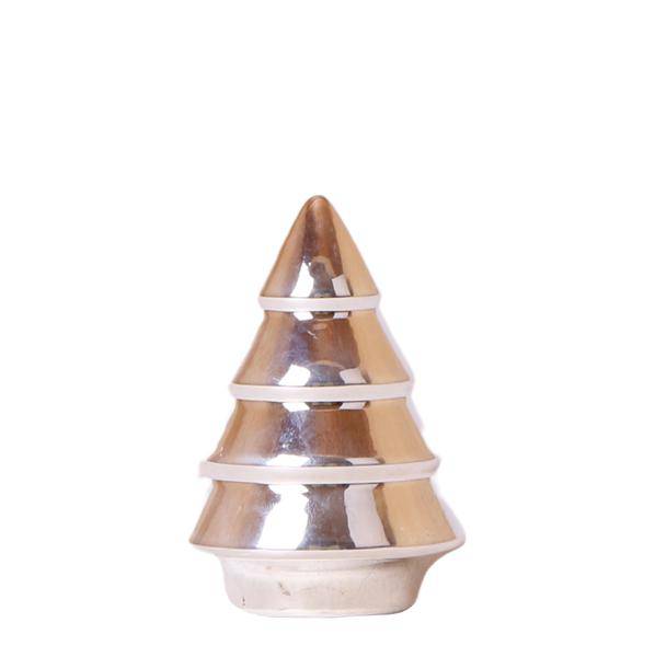 Ornament - Dekoration Bild Weihnachtsbaum - Silber - Oasis of Life
