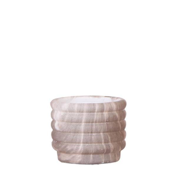 Marmor-Topf - Dunkel - Ø6cm 