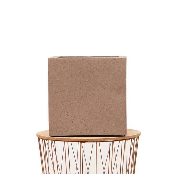 Topf Grigio Cube Bronze - D60cm x H60cm