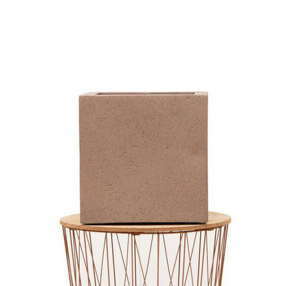Topf Grigio Cube Bronze - D60cm x H60cm