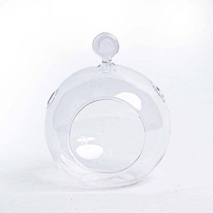 Weihnachtskugel Glas - 3er Set - Transparent mit Haken - D10.5 H8 cm - Weihnachten - Oasis of Life