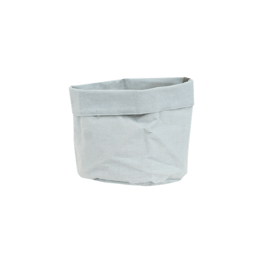 Pflanzentasche Altblau – Ø18cm – Flexible Plantbag im Vintage-Look – Atmungsaktive Pflanztasche mit Drainage – Leicht & dekorativ für Zimmerpflanzen, Balkon & Garten 