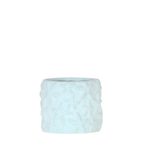 SternFisch Topf Dekotopf - Blau - Ø6cm 