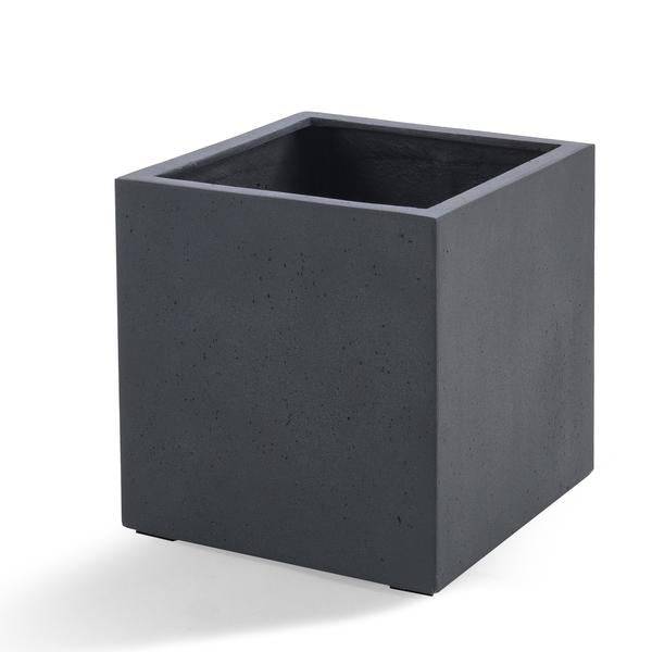 Topf Grigio Würfel Anthrazit - D50cm x H50cm