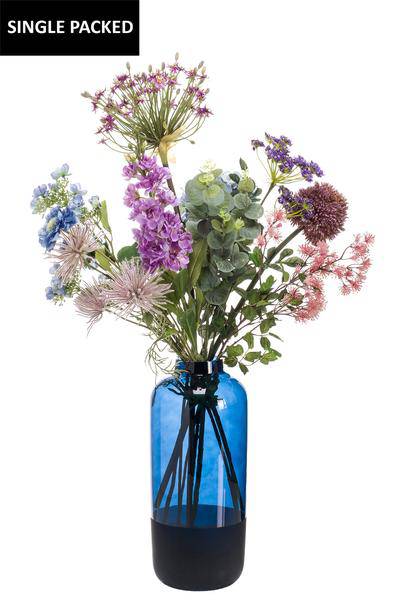 Künstliche Blumen - Blumenstrauß - Kraft der Pastellfarben - ↕90cm