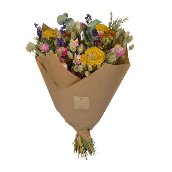Getrocknete Blumen - Klassischer Blumenstrauß - Multi - 4 Blumensträuße - ↕60cm