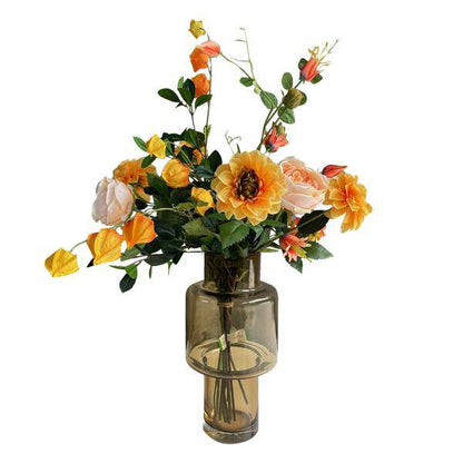 Künstliche Blumen - Blumenstrauß - Pretty Orange - ↕80cm