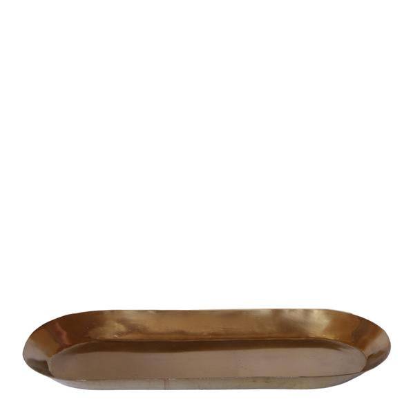 Teller oval - Ovales Tablett Ø30cm - Gold - Oasis of Life