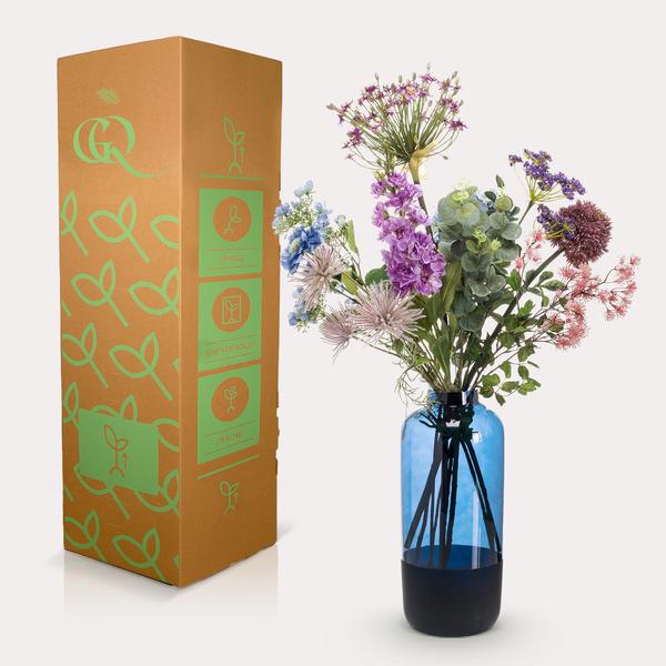 Künstliche Blumen - Blumenstrauß - Kraft der Pastellfarben - ↕90cm