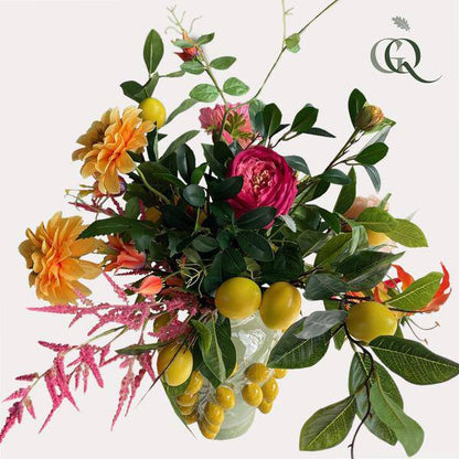 Künstliche Blumen - Blumenstrauß - Happy Vibes - ↕80cm