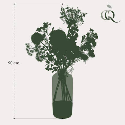 Künstliche Blumen - Blumenstrauß - Kraft der Pastellfarben - ↕90cm