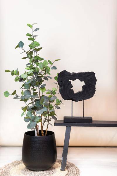 Kunstpflanze - Eukalyptusbaum - Blauer Gummibaum - 120 cm