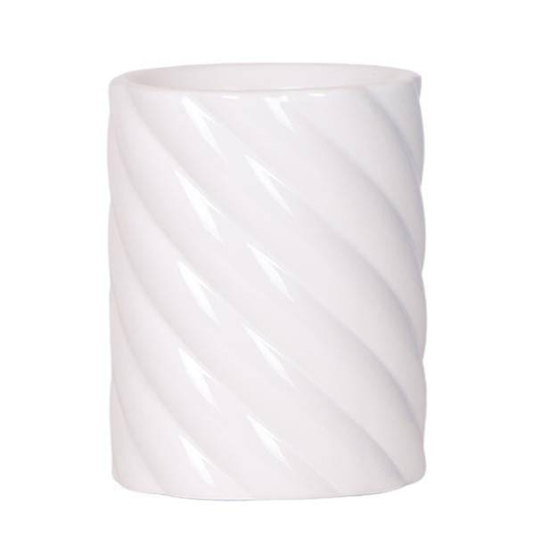 Candy Dekotopf - Hoch - Weiß - Ø9cm 