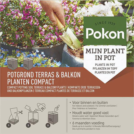 Coco Blumenerde Terrasse & Balkon Kompakt - 20L
