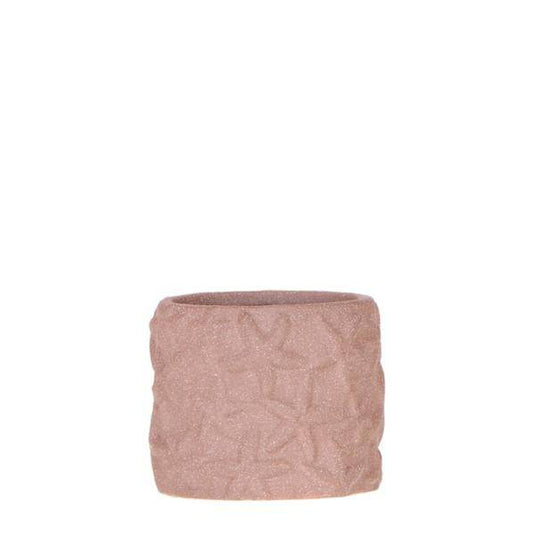 Sternchen Fisch Topf Dekotopf - Sand - Ø6cm