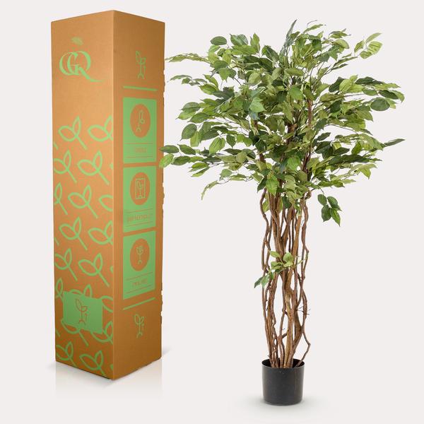 Ficus liana - Stiefmütterchenpflanze - Kunstpflanze - Zimmerpflanze - ↕140cm