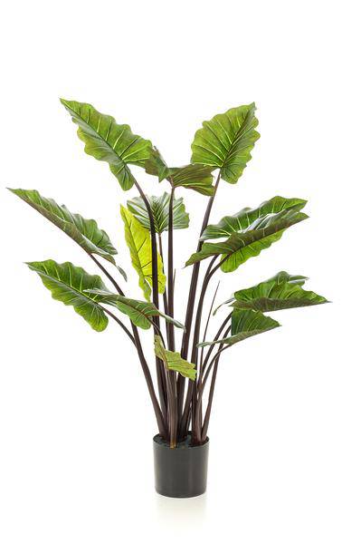 Kunstpflanze - Colocasia Pink China - Elefantenohr - 130 cm 