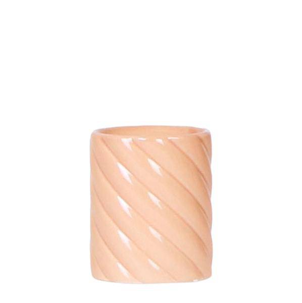 Candy Dekotopf - Hoch - Pfirsich - Ø6cm 