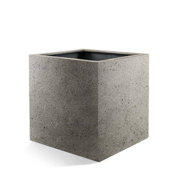 Topf Grigio Cube Naturbeton - D40cm x H40cm