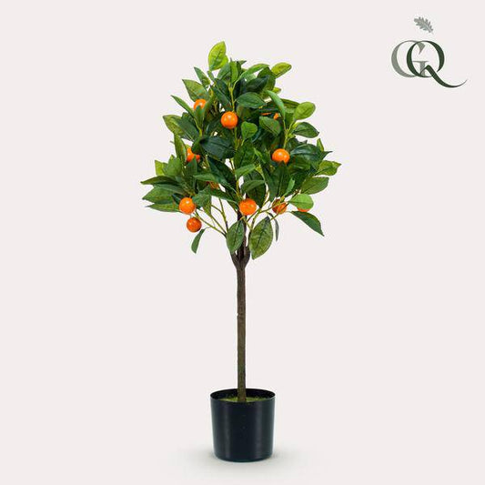 Kunstpflanze - Citrus Sinensis - Orangenbaum - 75 cm