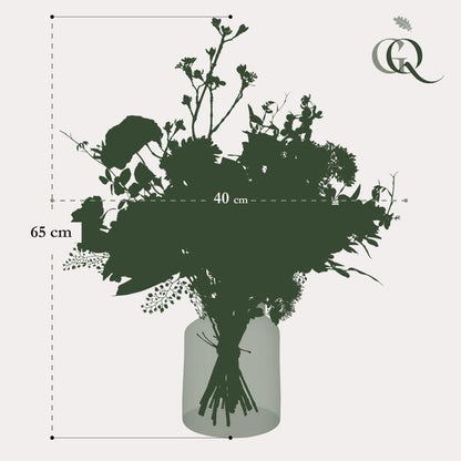 Kunstblumen - Blumenstrauß M - Mystischer Sommer - 65 cm