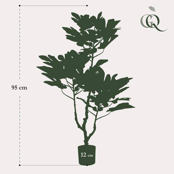 Kunstpflanze - Ficus Carica - Feigenbaum - 95 cm 