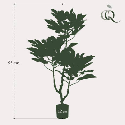 Kunstpflanze - Ficus Carica - Feigenbaum - 95 cm 