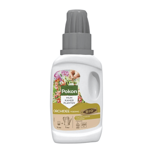 Pokon Bio Orchideenfutter – 250ml – 100% natürliche Pflanzennahrung – Für kräftige, gesunde Orchideen mit tiefgrünen Blättern und üppiger Blüte – Flüssigdünger NPK 3-2-5 