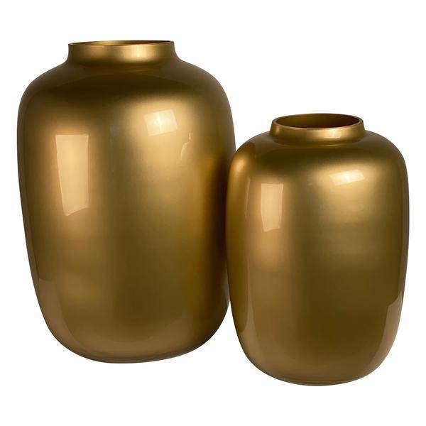 Vase Glas - Gold - Artic - M - H35 B25