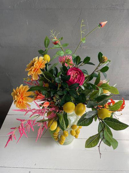 Künstliche Blumen - Blumenstrauß - Happy Vibes - ↕80cm