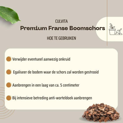 Premium Baumrinde - Bodendecker - Dekorative Rinde 30-40 mm - geeignet für die Landschaftsgestaltung Gehwege - 40 Liter
