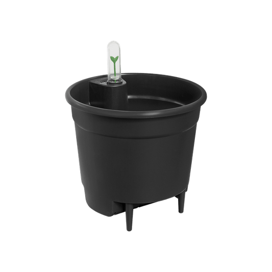 Selbstbewässernder Einsatz für Blumentöpfe – Pflanzeneinsatz mit Wasserreservoir – Ø24cm – für Zimmerpflanzen & Außentöpfe 