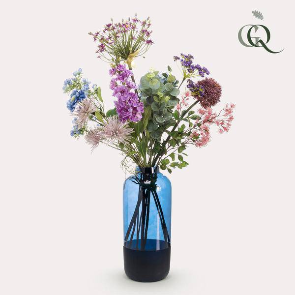 Künstliche Blumen - Blumenstrauß - Kraft der Pastellfarben - ↕90cm