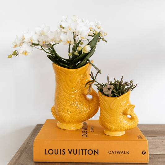 Fisch Topf - Orange - Ø9cm 