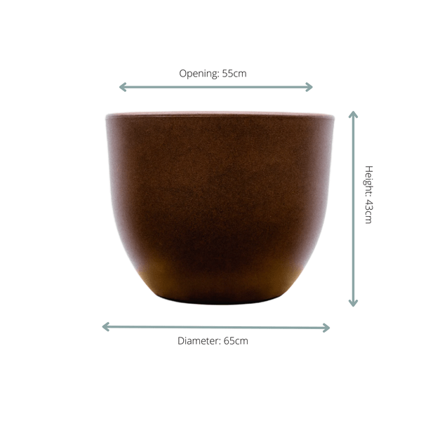 Topf Eggy Bronze - D65cm x H51cm