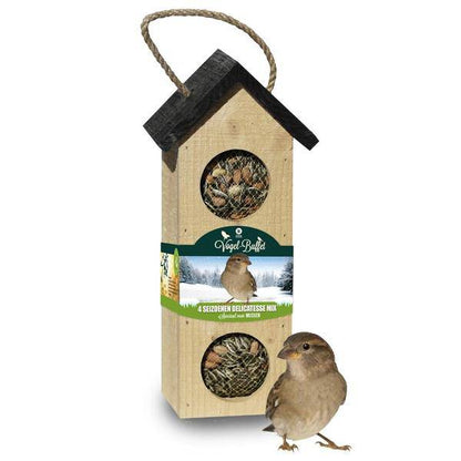 Vogelbuffet - Chalet Futterhaus Vogelhaus - 500 Gramm - für Spatzen