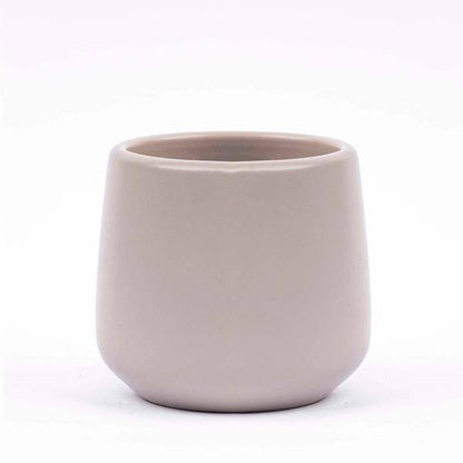 Mini-Weihnachtsbaum Set 3 - Inklusive 3x Topf Joey grau + 20 led Lichter 