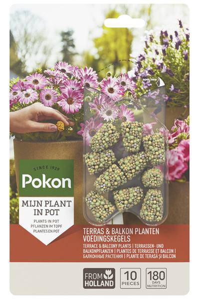 Terrasse&Balkon Pflanzen Futtertüten - 40 Stück - 10 x