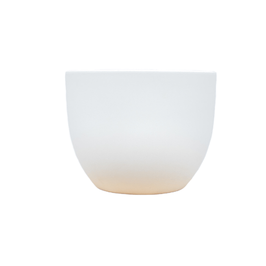 Pflanztopf Eggy – Weiß – D55cm x H43cm – Moderner Blumentopf in Ei-Form – Mit Wasserablauf – Für Innen- & Außenbereiche – Dekotopf für Zimmer- & Kübelpflanzen 