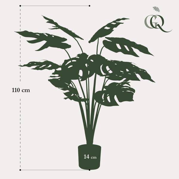 Kunstpflanze - Monstera Deliciosa - Löcherpflanze - 95 cm