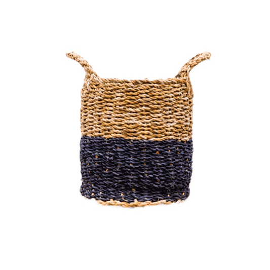 Korb Vic – Pflanzkorb 34x31cm – Dekorativer Übertopf für Pflanzen – Robust & Natürlich – Vielseitig für Indoor & Outdoor – Stilvoll & Praktisch 