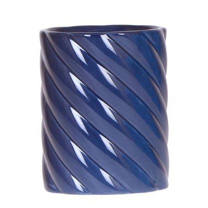 Candy Dekotopf - Hoch - Blau - Ø9cm 