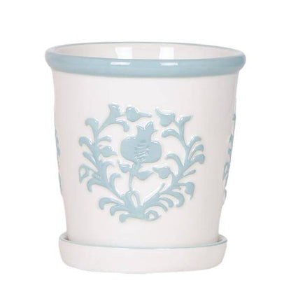 Malaga Übertopf - Türkis - Ø9cm 