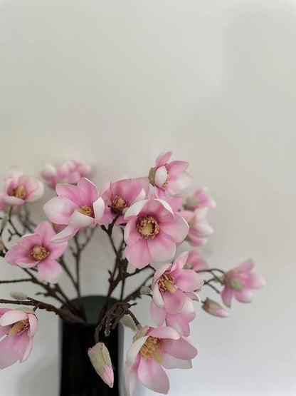 Künstliche Blumen - Magnolienblüte Rosa - ↕65cm