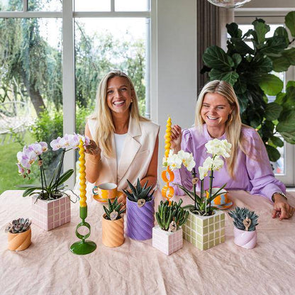 Candy Dekotopf - Hoch - Pfirsich - Ø6cm 