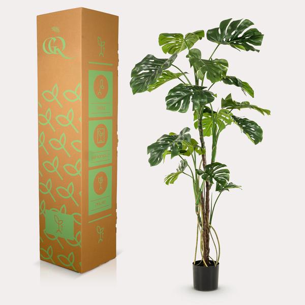 Monstera - Fensterblatt - Kunstpflanze - Zimmerpflanze - ↕180cm 